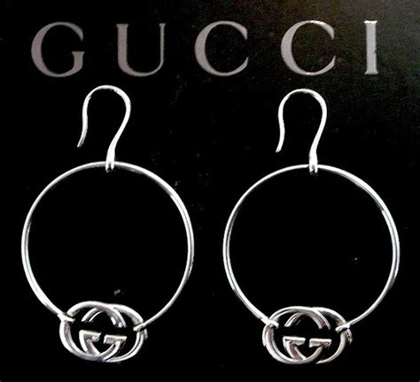 gucci mens earring|authentic Gucci earrings.